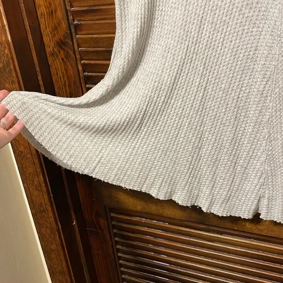 Free People Grey Swing It Cowl Neck Sleeveless Top - Picture 7 of 9